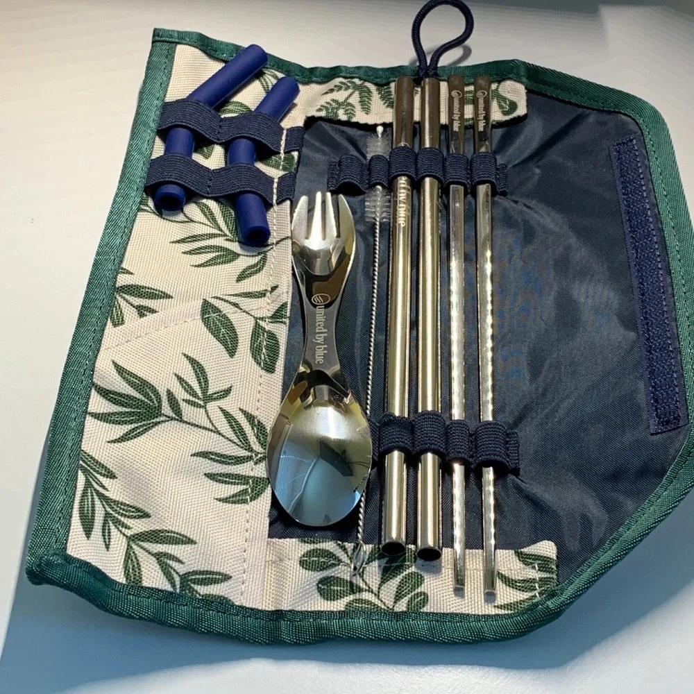 United by Blue Impact Collection The Utensil Kit in Bone White and Fern